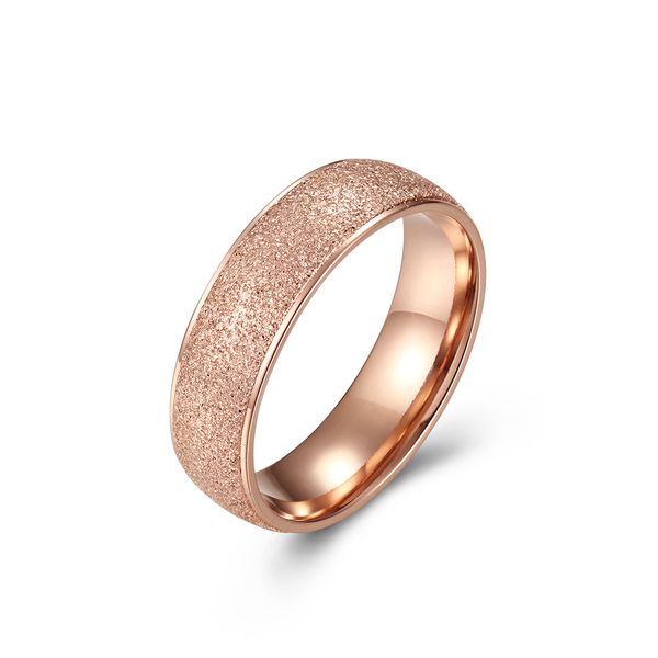 titanium steel rose gold frosted ring silver temperament pearl sand simple style women's ring lovers tail ring jzr063, Golden;silver
titanium steel rose gold frosted ring silver temperament pearl sand simple style women's ring lovers tail ring jzr063, Golden;silver
