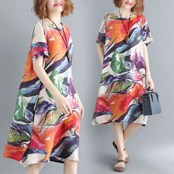 2019 summer new korean style large size fat mm loose printed 2019 summer new korean style large size fat mm loose printed dress dress owmz6, Black;gray
2019 summer new korean style large size fat mm loose printed 2019 summer new korean style large size fat mm loose printed dress dress owmz6, Black;gray