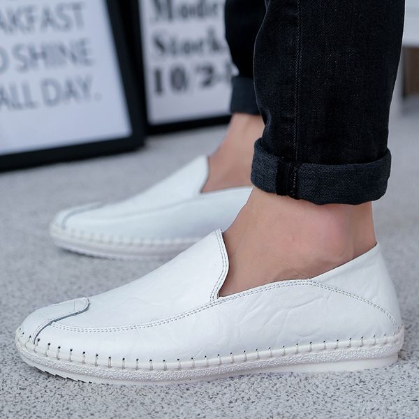 mens shoes casual genuine leather men shoes soft moccasins fashion brand men flats comfy casual driving boat 38-47, Black
mens shoes casual genuine leather men shoes soft moccasins fashion brand men flats comfy casual driving boat 38-47, Black