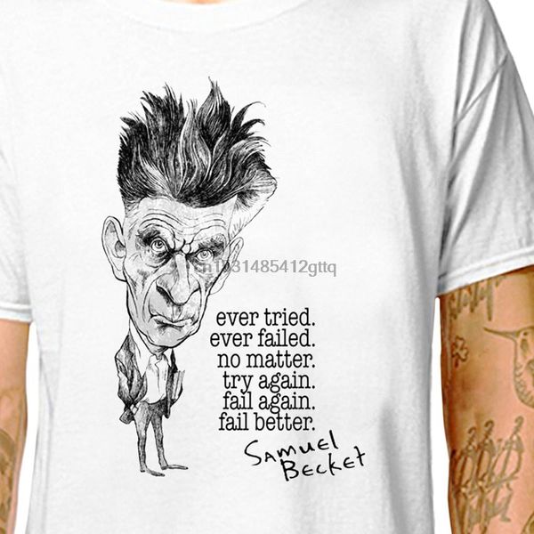 t shirt samuel becket fail better 100% cotton tees (lazycarrot) inspirational literary quote waiting for godot
t shirt samuel becket fail better 100% cotton tees (lazycarrot) inspirational literary quote waiting for godot