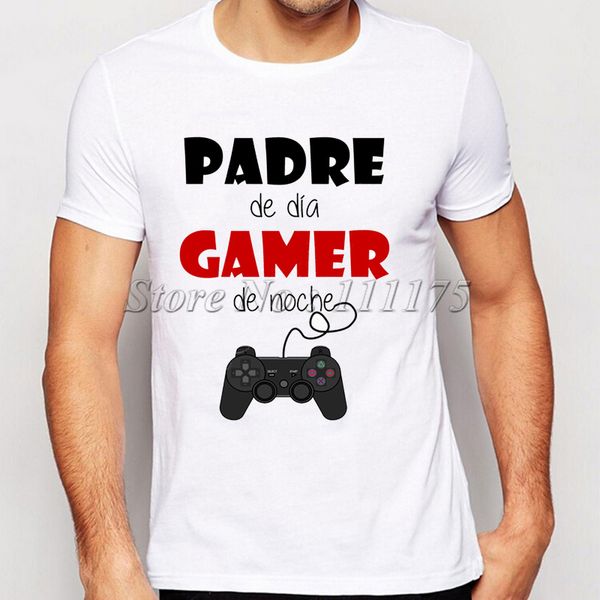 2019 men's fashion gamepad printed t-shirt summer cool fashion tees