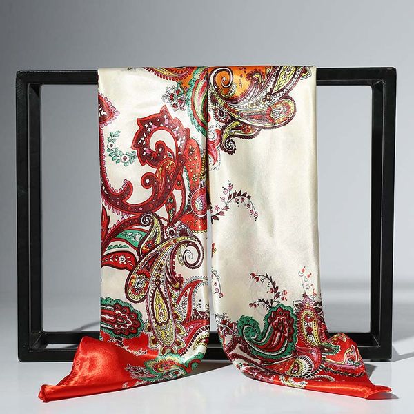 silk scarf fashion foulard satin shawl scarfs big size 90*90cm square silk hair / head scarves women bandana, Blue;gray
silk scarf fashion foulard satin shawl scarfs big size 90*90cm square silk hair / head scarves women bandana, Blue;gray