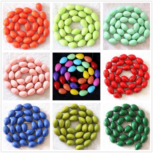 mix-color charm paint glass beads 9x13mm teardrop waterdrop jewelry making 15" b1085
mix-color charm paint glass beads 9x13mm teardrop waterdrop jewelry making 15" b1085