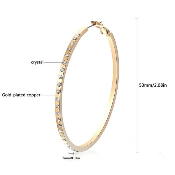 hoop & huggie hanreshe cute earrings hiphop jewelry small crystal exquisite statement gold rose black earring women gift, Golden;silver
hoop & huggie hanreshe cute earrings hiphop jewelry small crystal exquisite statement gold rose black earring women gift, Golden;silver
