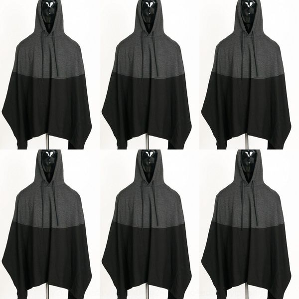 aowofs korean style popular cloakcoat cloak hooded sweater trendy two-color stitching fashionable men's cloak coat d033 mgacu, Black
aowofs korean style popular cloakcoat cloak hooded sweater trendy two-color stitching fashionable men's cloak coat d033 mgacu, Black