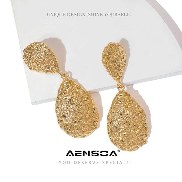 aensoa popular vintage water drop metal gold silver color earrings for women punk 2020 new maxi heavy earring party gift brincos
aensoa popular vintage water drop metal gold silver color earrings for women punk 2020 new maxi heavy earring party gift brincos