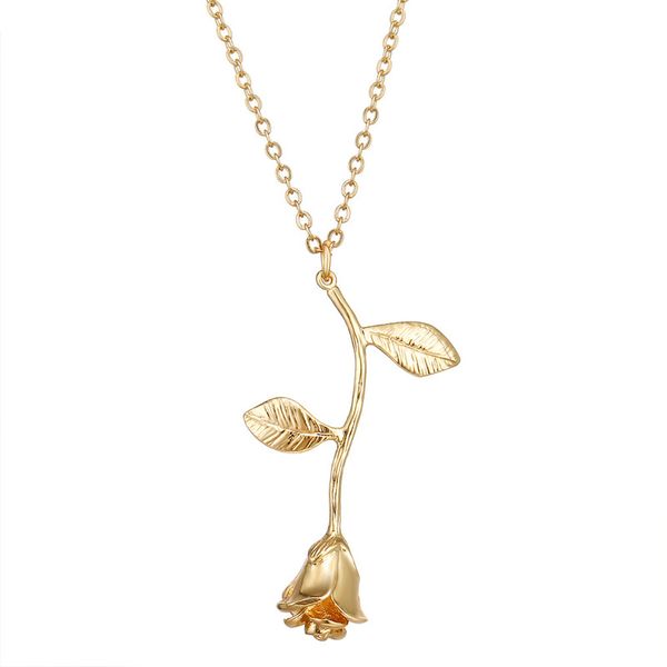 fashion rose flower pendant necklace chain for women girl fashion wedding bridal pendant necklaces jewelry gift, Silver
fashion rose flower pendant necklace chain for women girl fashion wedding bridal pendant necklaces jewelry gift, Silver