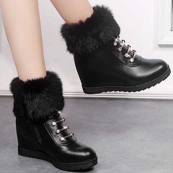 boots winter shoes women warm fur snow boots womens cotton shoes female high ankle wear resistant slip bota feminina, Black
boots winter shoes women warm fur snow boots womens cotton shoes female high ankle wear resistant slip bota feminina, Black