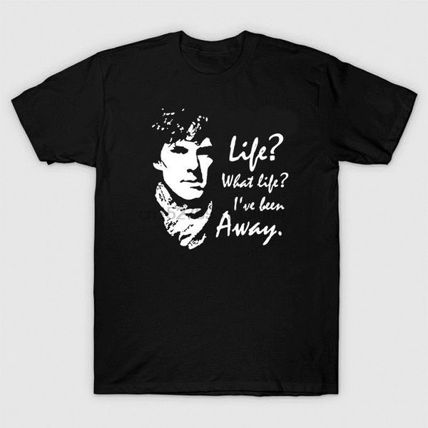 sherlock holmes lives my life ive left the crew neck print t-shirt men clothing summer short sleeves cotton popular t shirt
sherlock holmes lives my life ive left the crew neck print t-shirt men clothing summer short sleeves cotton popular t shirt