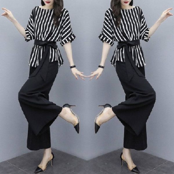 large size women's fat mm2020 summer new shirt wide leg pants western style suit fat women's belly covering shirt wide leg pants c, Gray
large size women's fat mm2020 summer new shirt wide leg pants western style suit fat women's belly covering shirt wide leg pants c, Gray