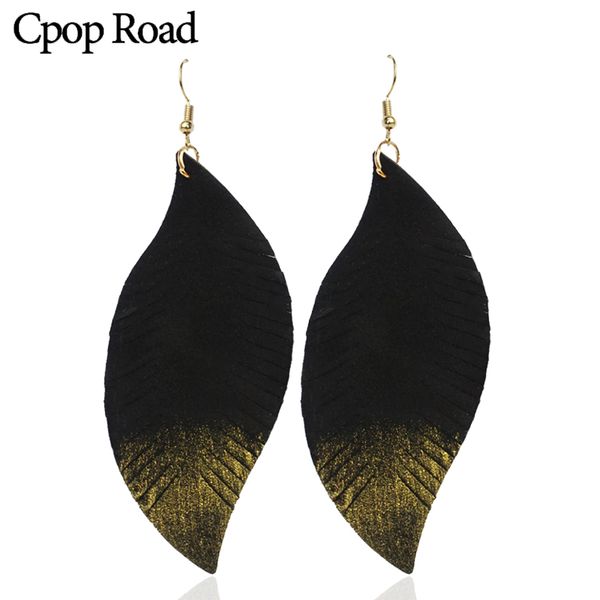 cpop gold glitter feather genuine goat leather earrings for women nature elegant dangle earring fashion jewelry accessories 2020, Silver
cpop gold glitter feather genuine goat leather earrings for women nature elegant dangle earring fashion jewelry accessories 2020, Silver