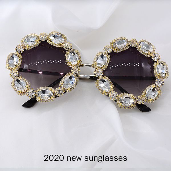 mincl/round rhinestone sunglasses women 2020 luxury vintage oversized sunglasses unique one piece diamond glasses shades nx, White;black
mincl/round rhinestone sunglasses women 2020 luxury vintage oversized sunglasses unique one piece diamond glasses shades nx, White;black