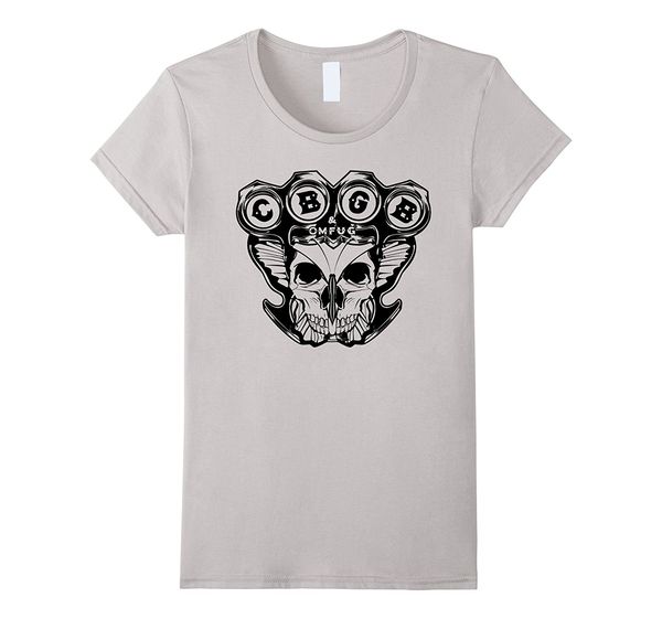 2019 new summer tee shirt cbgb - skull t- shirt cool t-shirt