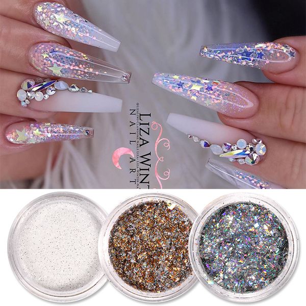 1box nail glitter powder black white gold colorful holographics glitters nail powder uv gel polish chrome, Silver;gold
1box nail glitter powder black white gold colorful holographics glitters nail powder uv gel polish chrome, Silver;gold