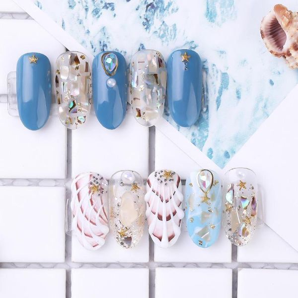 1 box nail art decal stickers fashion tips decoration shell ocean wind stone debris pearl microdrill for women girls decor tool, Silver;gold
1 box nail art decal stickers fashion tips decoration shell ocean wind stone debris pearl microdrill for women girls decor tool, Silver;gold