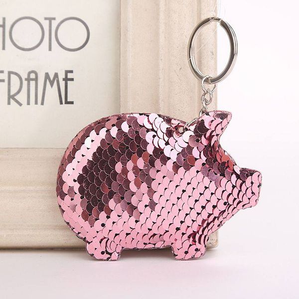 2020 cute pig keychain glitter pom pom sequins keychain gifts for women car bag accessories key ringfff, Silver
2020 cute pig keychain glitter pom pom sequins keychain gifts for women car bag accessories key ringfff, Silver
