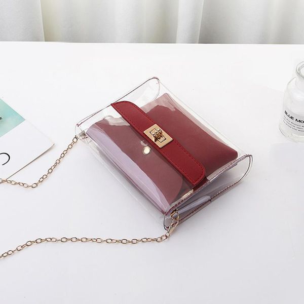 women's handbags pvc clear satchel bag fashion transparent shoulder crossbody bags ladies messenger casual small handbags
women's handbags pvc clear satchel bag fashion transparent shoulder crossbody bags ladies messenger casual small handbags