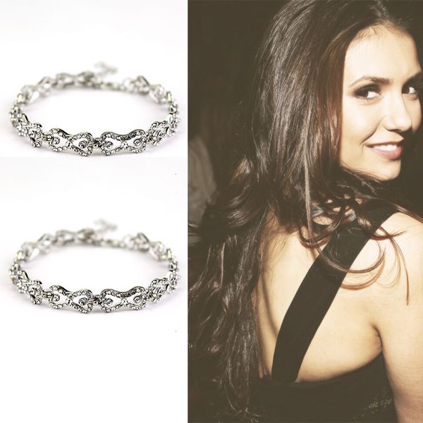 the vampire diaries klaus caroline forbes rhinestone crystal bow shine charm bracelet fashion jewelry, Golden;silver
the vampire diaries klaus caroline forbes rhinestone crystal bow shine charm bracelet fashion jewelry, Golden;silver