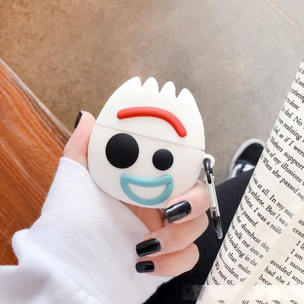 for airpods pro case cartoon forky protective silicone case for apple airpods 2 earphone charging box cover
for airpods pro case cartoon forky protective silicone case for apple airpods 2 earphone charging box cover