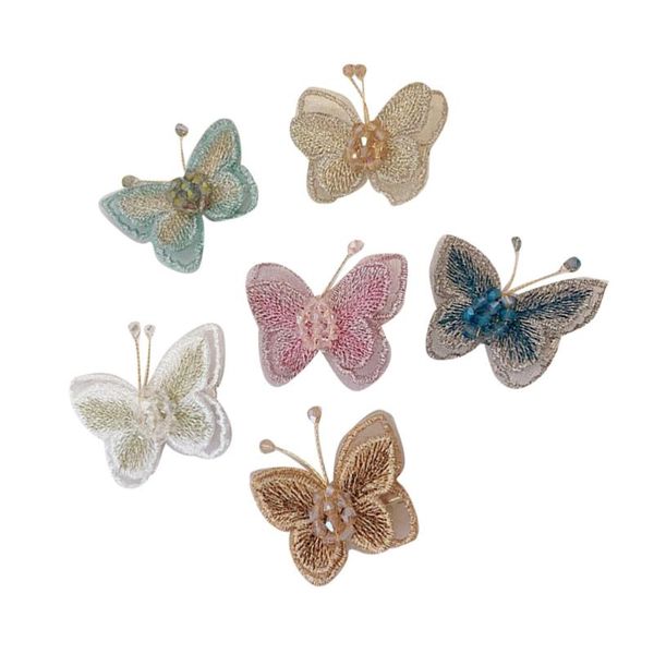 6pcs cute hairpin embroidered butterfly hairpins bang clip hair accessories for women girls kids (assorted color, Golden;silver
6pcs cute hairpin embroidered butterfly hairpins bang clip hair accessories for women girls kids (assorted color, Golden;silver