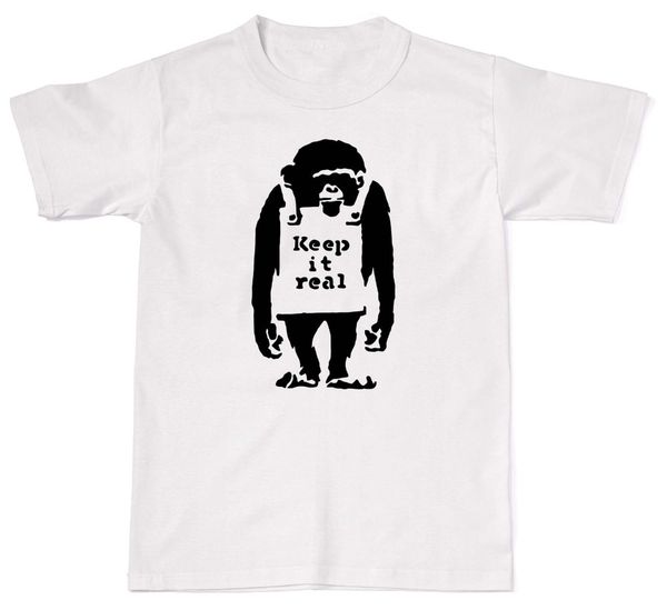 2019 summer sale fashion keep it real monkey chimp funny t-shirt t shirt cotton 
2019 summer sale fashion keep it real monkey chimp funny t-shirt t shirt cotton