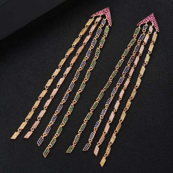dangle & chandelier godki 2021 brand fine long tassel earrings naija wedding bridal for women luxury party show, Silver
dangle & chandelier godki 2021 brand fine long tassel earrings naija wedding bridal for women luxury party show, Silver