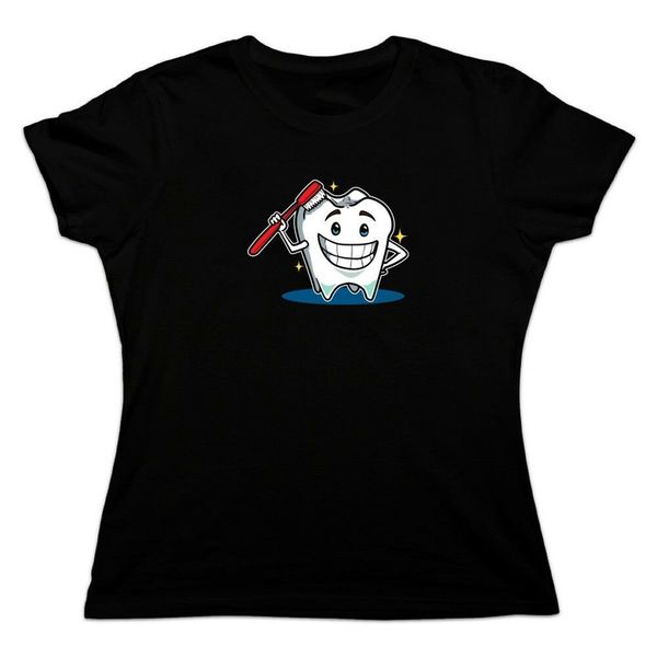 счастливого зуб зубной щетки стоматолог женщины новизна t-shirt new unisex смешной tops футболочки 
счастливого зуб зубной щетки стоматолог женщины новизна t-shirt new unisex смешной tops футболочки