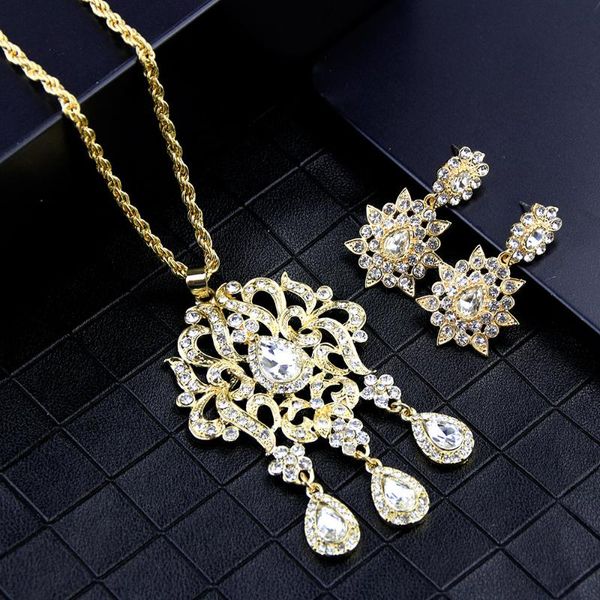 sunspicems gold color african necklace earring for women ethnic wedding jewelry sets algerian caftan accessories bridal gift, Silver
sunspicems gold color african necklace earring for women ethnic wedding jewelry sets algerian caftan accessories bridal gift, Silver
