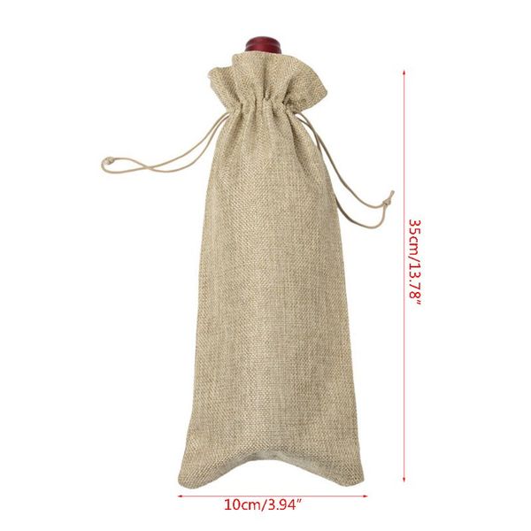10pcs jute wine bags, 13.8 x 5.9 inches hessian wine bottle gift bags with drawstring lx9c
10pcs jute wine bags, 13.8 x 5.9 inches hessian wine bottle gift bags with drawstring lx9c