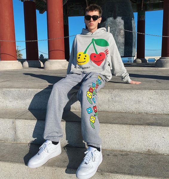 cpfm&human made we're good cherry smile face man hoodies woman hoody oversize loose streetwear pullovers men's winter sweatshirts, Black
cpfm&human made we're good cherry smile face man hoodies woman hoody oversize loose streetwear pullovers men's winter sweatshirts, Black
