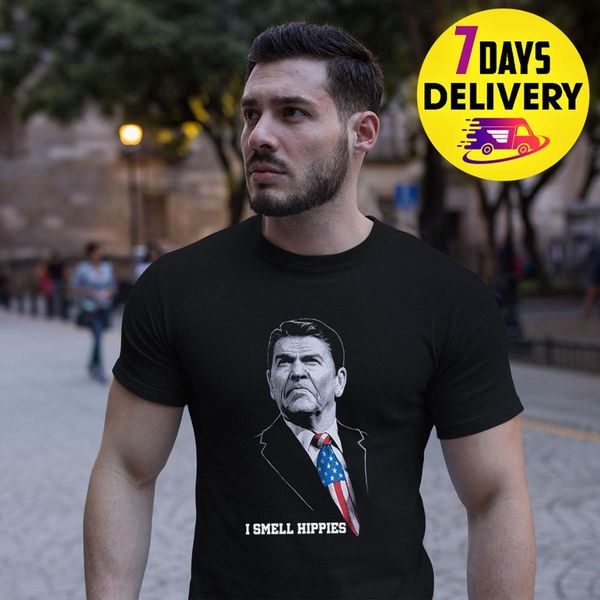 i smell hippies shirt - funny ronald reagan conservative merica usa t-shirt new fashion men cool o neck t-shirt graphic tee
i smell hippies shirt - funny ronald reagan conservative merica usa t-shirt new fashion men cool o neck t-shirt graphic tee