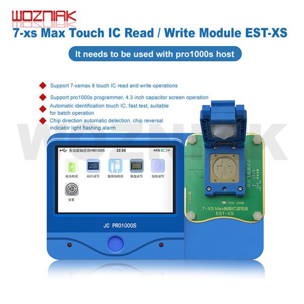jc pro1000s est-xs touch ic reading and writing tester for 7-xs max automatic recognition touch ic code fast test
jc pro1000s est-xs touch ic reading and writing tester for 7-xs max automatic recognition touch ic code fast test
