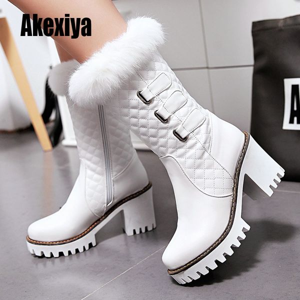 plus size 34-43 new snow boots women warm cotton down shoes waterproof boots fur platform mid calf black k760
plus size 34-43 new snow boots women warm cotton down shoes waterproof boots fur platform mid calf black k760