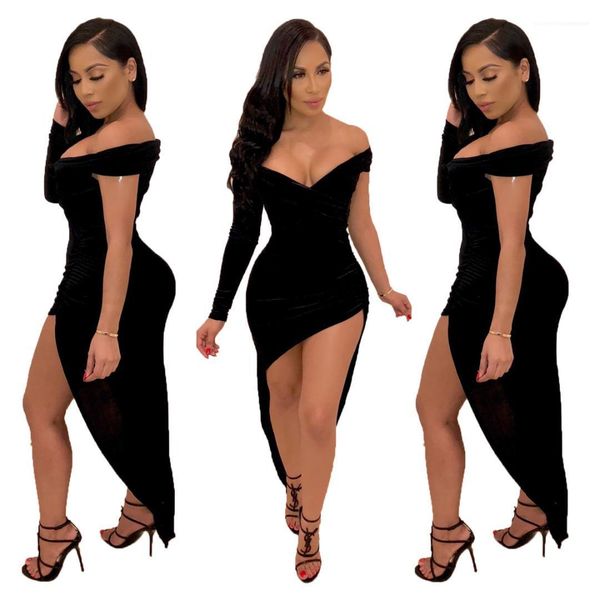 irregular dress mid waist fashion female clothing womens 2020 designer casual dresses fashion v neck, Black;gray
irregular dress mid waist fashion female clothing womens 2020 designer casual dresses fashion v neck, Black;gray