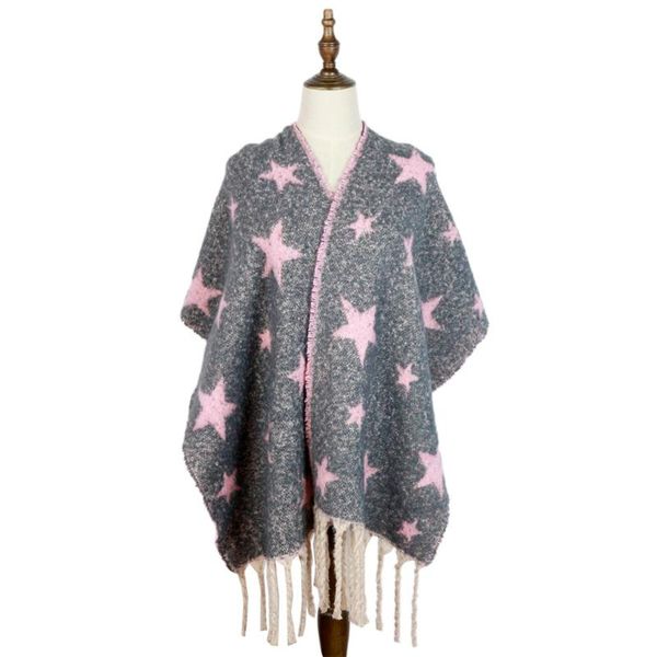 winter thick scarf for women acrylic blanket tassel lady shawls and wrap star print wool scarves foulard, Blue;gray
winter thick scarf for women acrylic blanket tassel lady shawls and wrap star print wool scarves foulard, Blue;gray