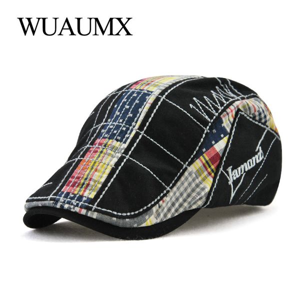 wuaumx новые хлопковые береты шляпы для мужчин summer берет caps женщины hip hop замок visor cap flat отдых lattice подогнанную driving hat, Blue;gray
wuaumx новые хлопковые береты шляпы для мужчин summer берет caps женщины hip hop замок visor cap flat отдых lattice подогнанную driving hat, Blue;gray