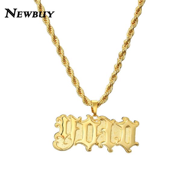 cmoonry gold chain necklace for men punk jewelry unique design "you live only once" pendant necklace gift, Silver
cmoonry gold chain necklace for men punk jewelry unique design "you live only once" pendant necklace gift, Silver
