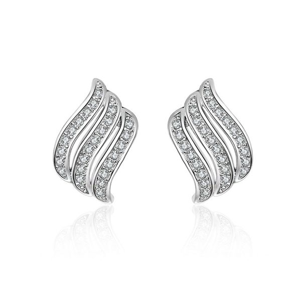 stud arrival simple wave earrings micro austrian cubic zirconia pave for women 925 sterling silver jewelry, Golden;silver
stud arrival simple wave earrings micro austrian cubic zirconia pave for women 925 sterling silver jewelry, Golden;silver