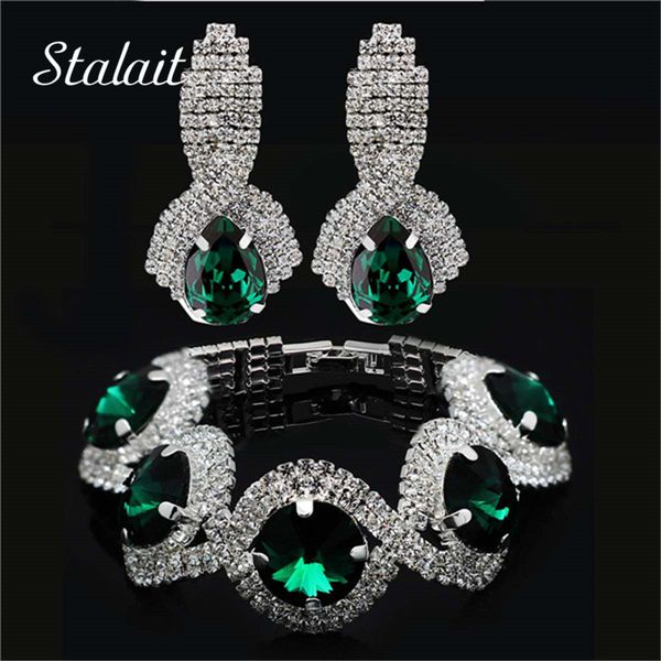 2020 silver color wedding bridal austrian crystal bracelet earrings rhinestones pendant fashion jewelry sets 1112
2020 silver color wedding bridal austrian crystal bracelet earrings rhinestones pendant fashion jewelry sets 1112