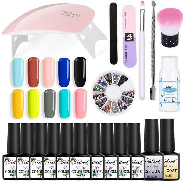 nail gel 10 color art polish varnish extension kit with 6w mini led uv lamp for manicure set acrylic tools, Red;pink
nail gel 10 color art polish varnish extension kit with 6w mini led uv lamp for manicure set acrylic tools, Red;pink