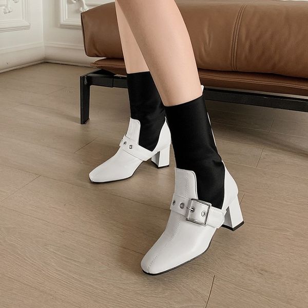 тонкие натяжные ботильоны для женщин площади toe носок boots площадь ботинок высокой пятки пряжка женщина мода feminina красного, Black
тонкие натяжные ботильоны для женщин площади toe носок boots площадь ботинок высокой пятки пряжка женщина мода feminina красного, Black