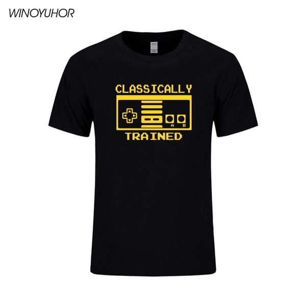 classically trained video game controller men's t shirt summer fashion cotton tee shirt funny printed tees high quality
classically trained video game controller men's t shirt summer fashion cotton tee shirt funny printed tees high quality