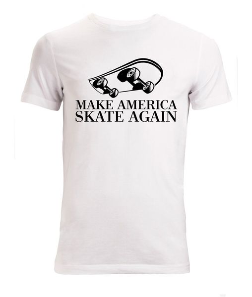 2019 new summer men fashion make america skate again funny skateboard men (woman's available) t shirt white tee shirt
2019 new summer men fashion make america skate again funny skateboard men (woman's available) t shirt white tee shirt
