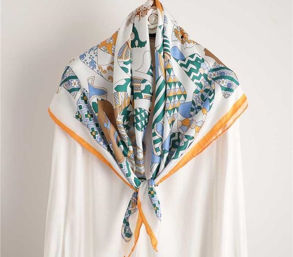 2020 design silk women neck scarf twill foulard hijab scarves square neckerchief lady print shawls wraps hijab bandana, Blue;gray
2020 design silk women neck scarf twill foulard hijab scarves square neckerchief lady print shawls wraps hijab bandana, Blue;gray