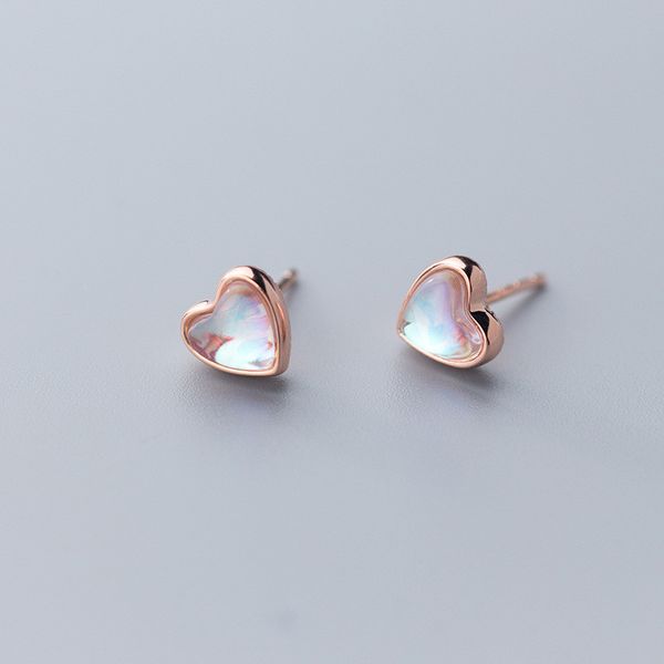 stud 925 sterling silver fashion heart shape earrings inlay with opal synthetic crystal jewelry for women lady daughter gift, Golden;silver
stud 925 sterling silver fashion heart shape earrings inlay with opal synthetic crystal jewelry for women lady daughter gift, Golden;silver