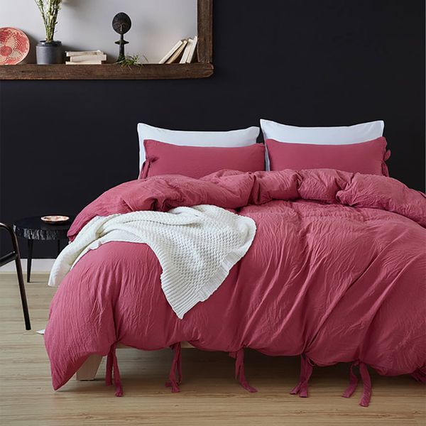 beddeing set size solid color dutvet cover sets washed lace bed linen comforters single double king quilt with pillowcase
beddeing set size solid color dutvet cover sets washed lace bed linen comforters single double king quilt with pillowcase