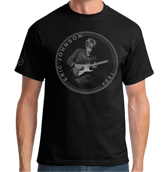 eric johnson men black t shirt