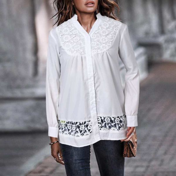 5xl women white lace blouses celmia v-neck long sleeve hollow blusas femininas elegant office shirts plus size tunic
5xl women white lace blouses celmia v-neck long sleeve hollow blusas femininas elegant office shirts plus size tunic