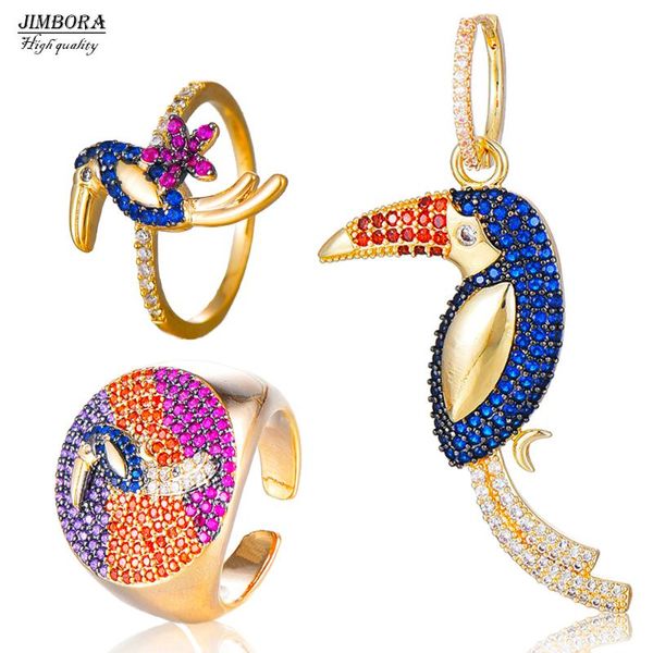 luxury charms multicolor crystal birds statement ring earrings set full cubic zircon women fashion jewelry set 2020 high quality, Silver
luxury charms multicolor crystal birds statement ring earrings set full cubic zircon women fashion jewelry set 2020 high quality, Silver
