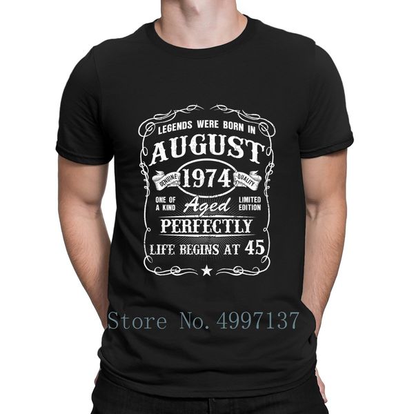 born in august 1974 45th birthday gift ideas t shirt new style spring autumn letter print round neck sunlight cotton shirt 
born in august 1974 45th birthday gift ideas t shirt new style spring autumn letter print round neck sunlight cotton shirt